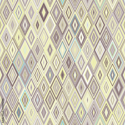 Nowoczesny obraz na płótnie Seamless geometric pattern of rhombus