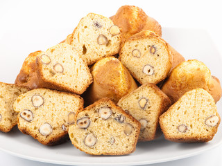 Wall Mural - Muffins with hazelnuts