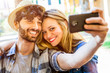 © Giorgio Magini - Selfie with Smartphone, Happy Young Couple