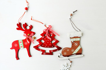 wooden christmas decoration