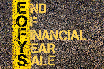 Wall Mural - Business Acronym EOFYS as END OF FINANCIAL YEAR SALE
