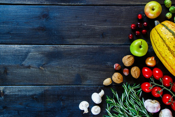 Wall Mural - food background