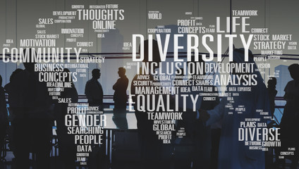 Wall Mural - Diverse Equality Gender Innovation Management Concept