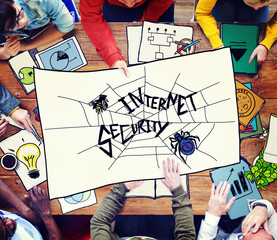 Poster - Internet Security Web Protection Safety Concept