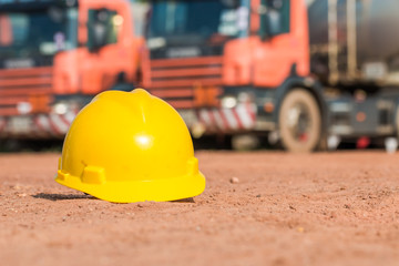 Hard hat that is safety equipment in oilfield