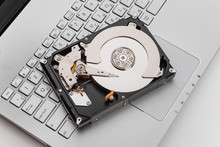 HDD Over Notebook Keyboard