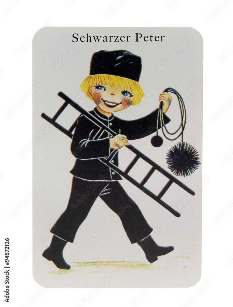 Spielkarte Schwarzer Peter Stock Photo | Adobe Stock