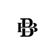 Letter B and B monogram logo