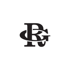 Letter G and R monogram logo