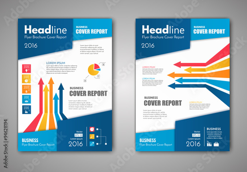 Vector Brochure Flyer Design Layout Template Size Front Page And Back Page Business Infographics Easy To Use And Edit Buy This Stock Vector And Explore Similar Vectors At Adobe Stock