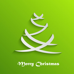 Wall Mural - abstract christmas tree background,