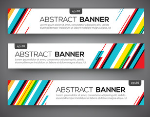 Wall Mural - abstract banner design