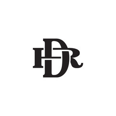 Letter R and D monogram logo