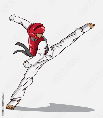 Fototapety Taekwondo  taekwondo-sztuki-walki