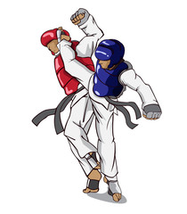  Taekwondo. Martial art