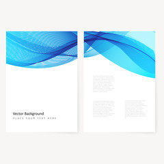 Wall Mural - Abstract template color flyer