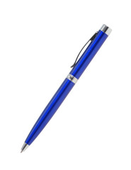 blue pen isolated on white