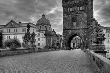 Wall Mural - Charles Bridge in Prague, Czech Republic