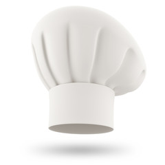 chef hat isolated on white