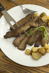 Wall Mural - Steak and Potatoes