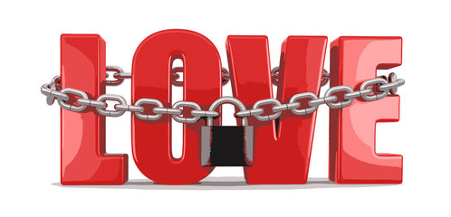Poster - Love and lock 