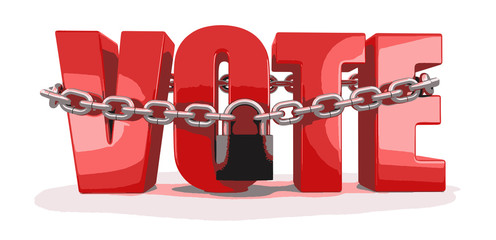 Poster - Vote and lock 