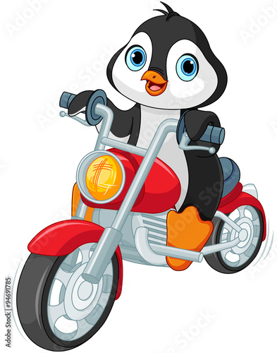 pingwin-motocyklista