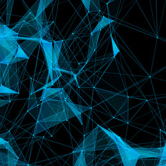 Poster - Abstract background with dotted grid