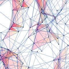 Poster - Abstract background with dotted grid