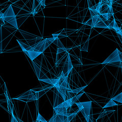 Aufkleber - Abstract background with dotted grid