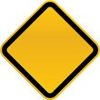 An illustration of a blank caution sign.