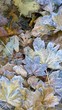 autumn leaves with ice -3