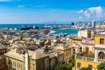 Port of Genoa in Italy