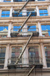 © Christian Müller - Wohnhaus in Soho, Manhattan, NYC, mit typischer Feuerleiter