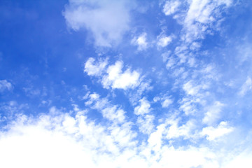 Wall Mural - blue sky with clouds in sunny day