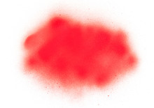 Spray Red Paint Splatters