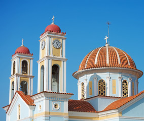 Ancient orthodox church in Greece, Crete.