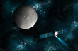 The Dawn spacecraft investigates Ceres -Elements of this image furnished by NASA.