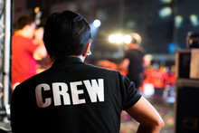 Behide Of The Concert Crew On Stage