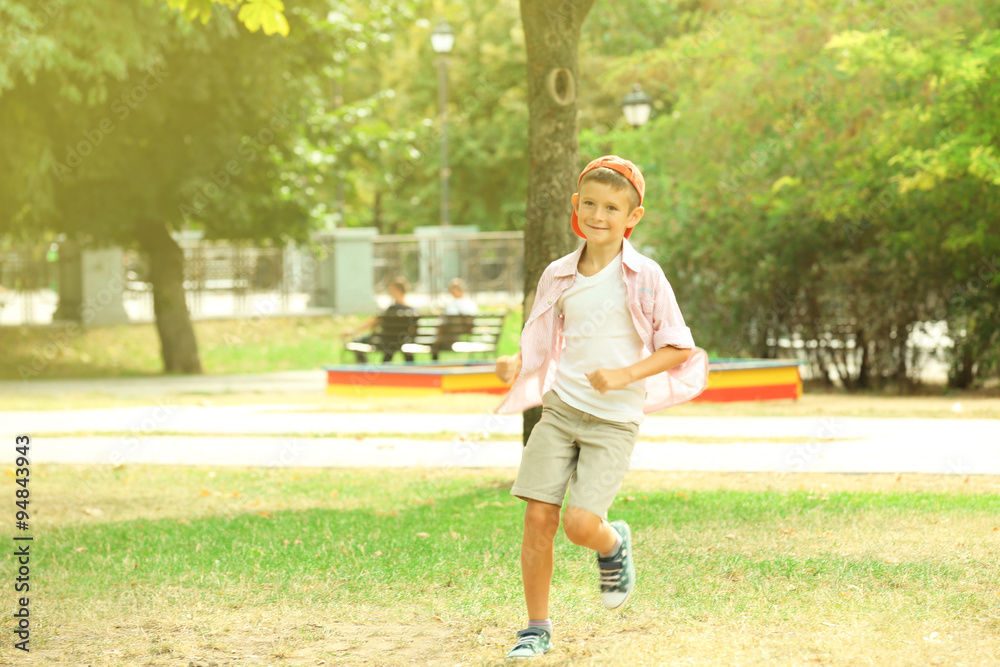 Little boy in the park