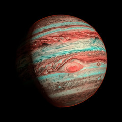 Wall Mural - jupiter isolated planet