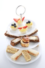 Poster - afternoon tea cake sandwich selectio