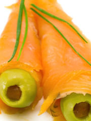 Poster - Salmon Rolls with Olive