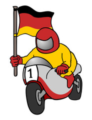 Sticker - german motorcycle