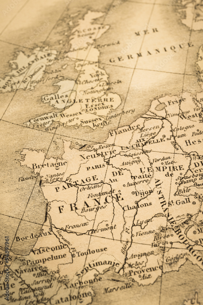 アンティークの世界地図 イギリス の Stock フォト | Adobe Stock