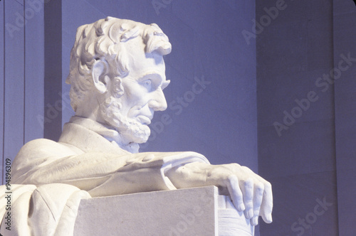 Valokuva Close up of the Lincoln Memorial sculpture, Washington, DC