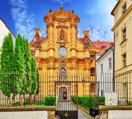 Church of St. Joseph in the Lesser Town are of Prague (Mala Stra