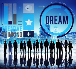 Poster - Dream Goal Target Aspiration Imagination Inspiration Concept