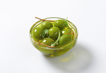 Sticker - Green olives in oil