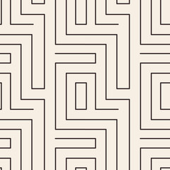 Wall Mural - geometrical stripped seamless pattern.